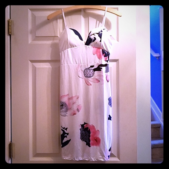 Silky Floral Dress - Picture 1 of 3